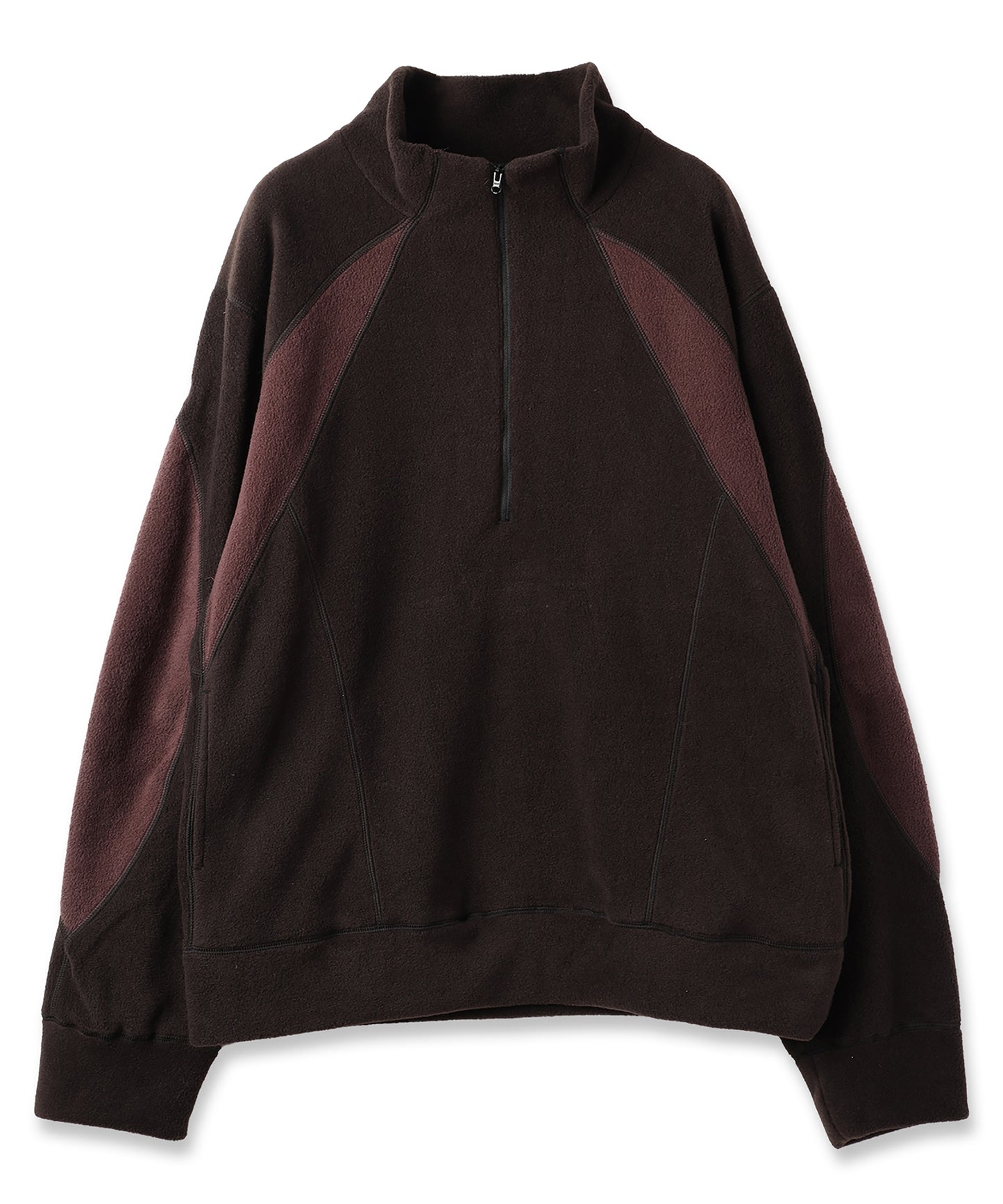 【OUTLIERS×JieDa】SWITCHING FLEECE HALF ZIP L/S