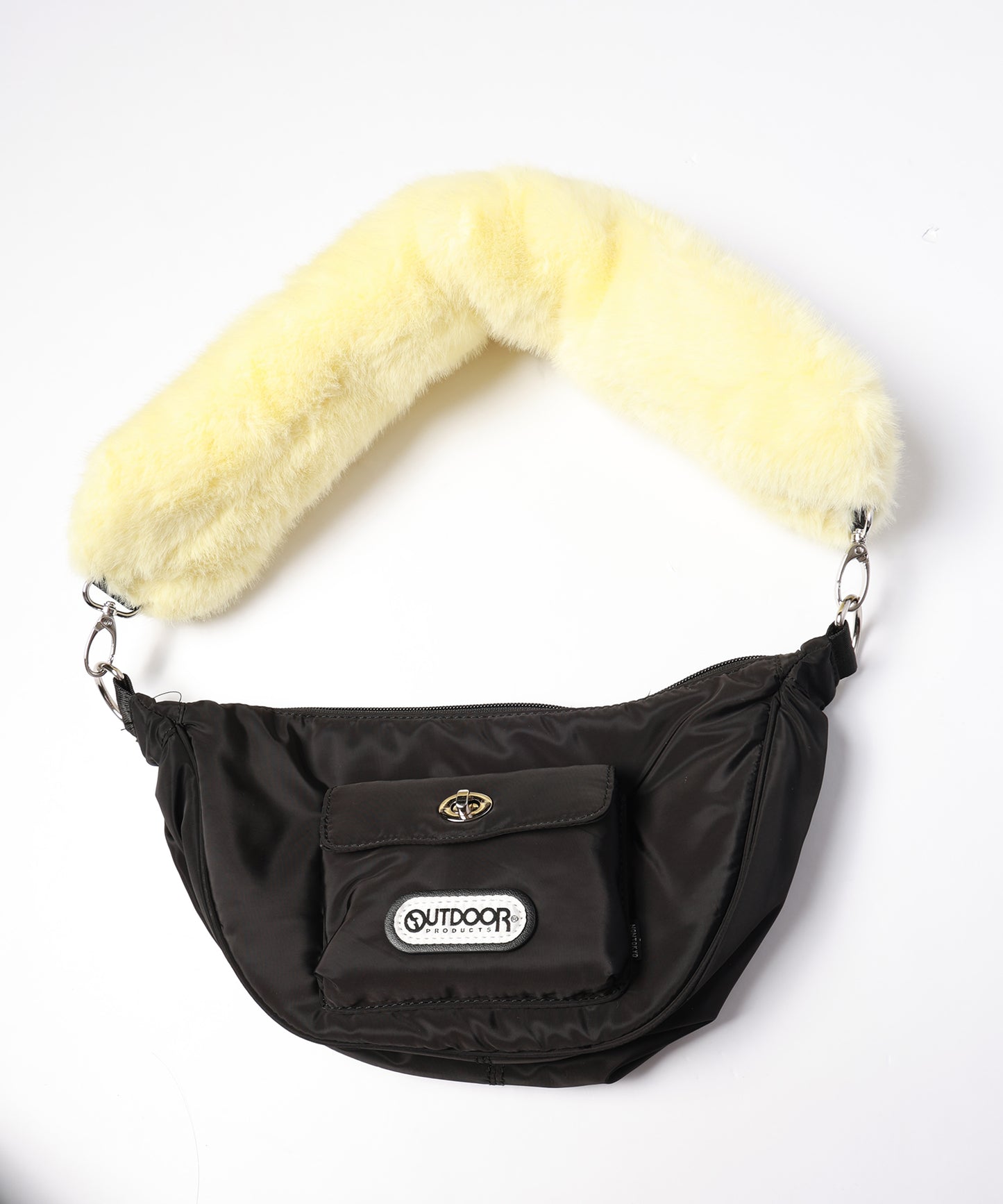 3WAY FUR HANDLE BAG