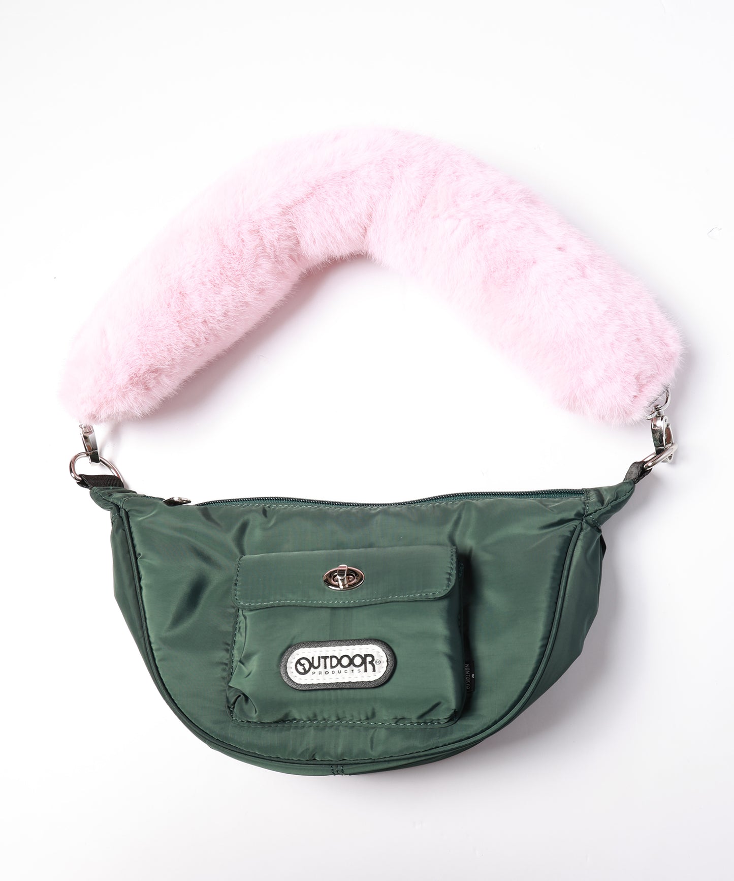 3WAY FUR HANDLE BAG