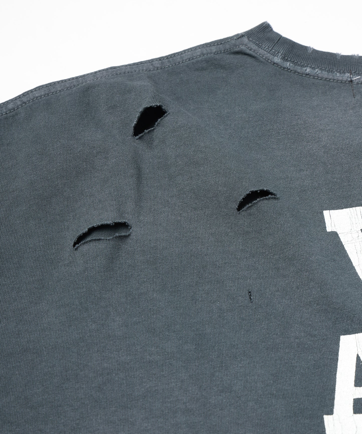 PEANUTSxDISCOVERED DAMAGE PIGMENT DYED TEE