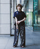 ANLIO × YEAH RIGHT!! Patchwork Wide Easy Pants（Charcoal）