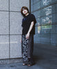 ANLIO × YEAH RIGHT!! Patchwork Wide Easy Pants（Charcoal）