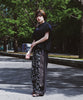 ANLIO × YEAH RIGHT!! Patchwork Wide Easy Pants（Charcoal）