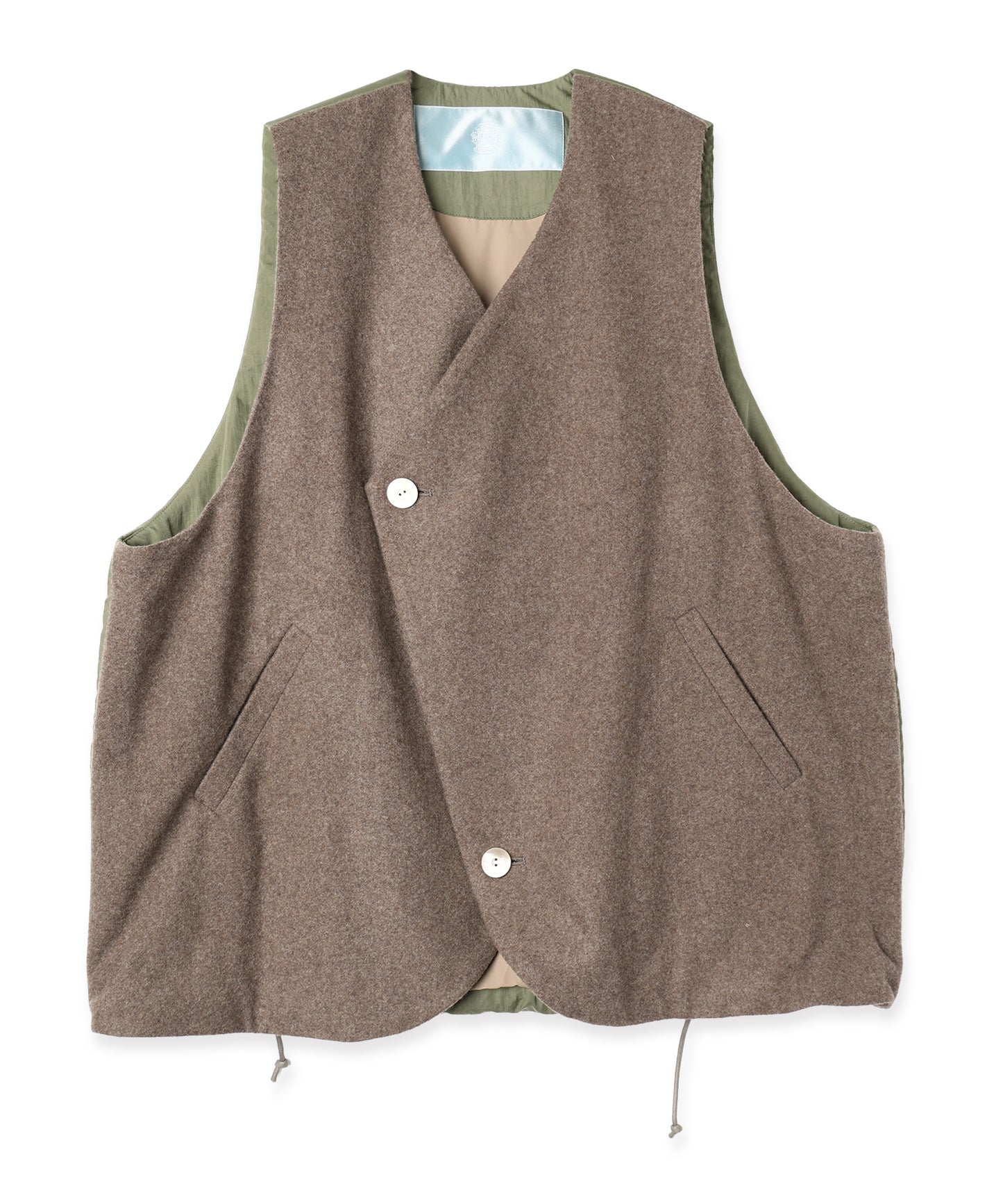 ヴィンテージNYラウンドカットパデッドベスト