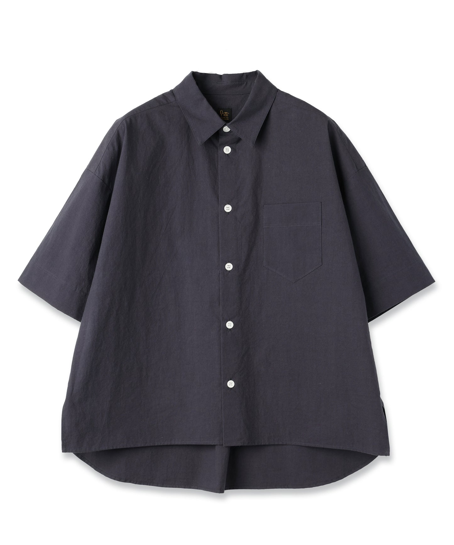Omi-zarashi half-sleeve over shirt