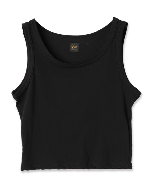 high twist jersey sleeve-less top