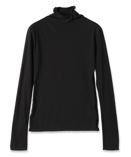 high twist jersey t-neck top