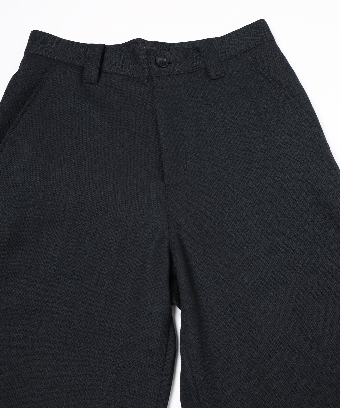 summer wool wide full-length slacks
