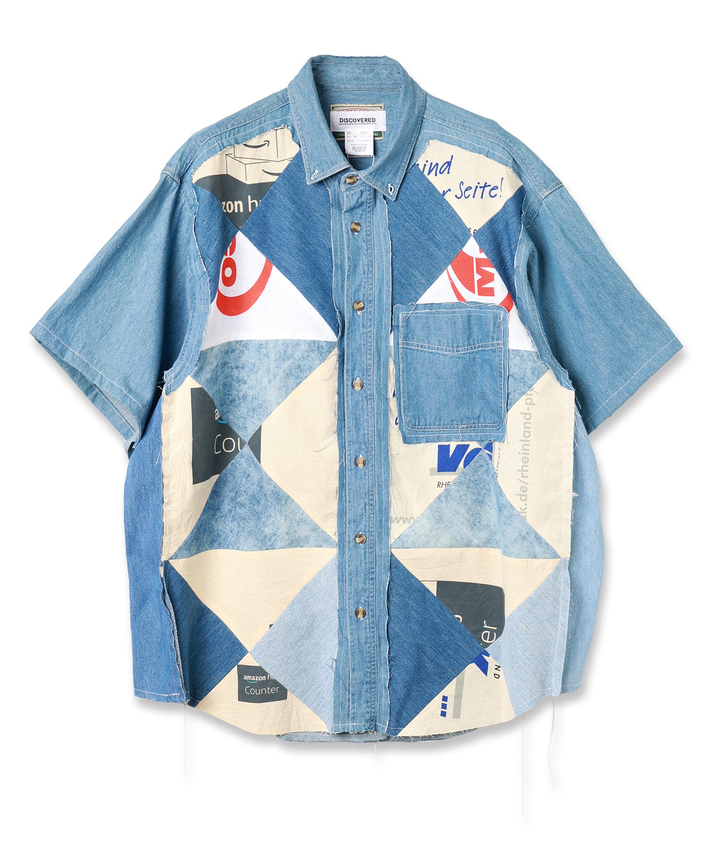 Eco Bag Patch Denim Shirts