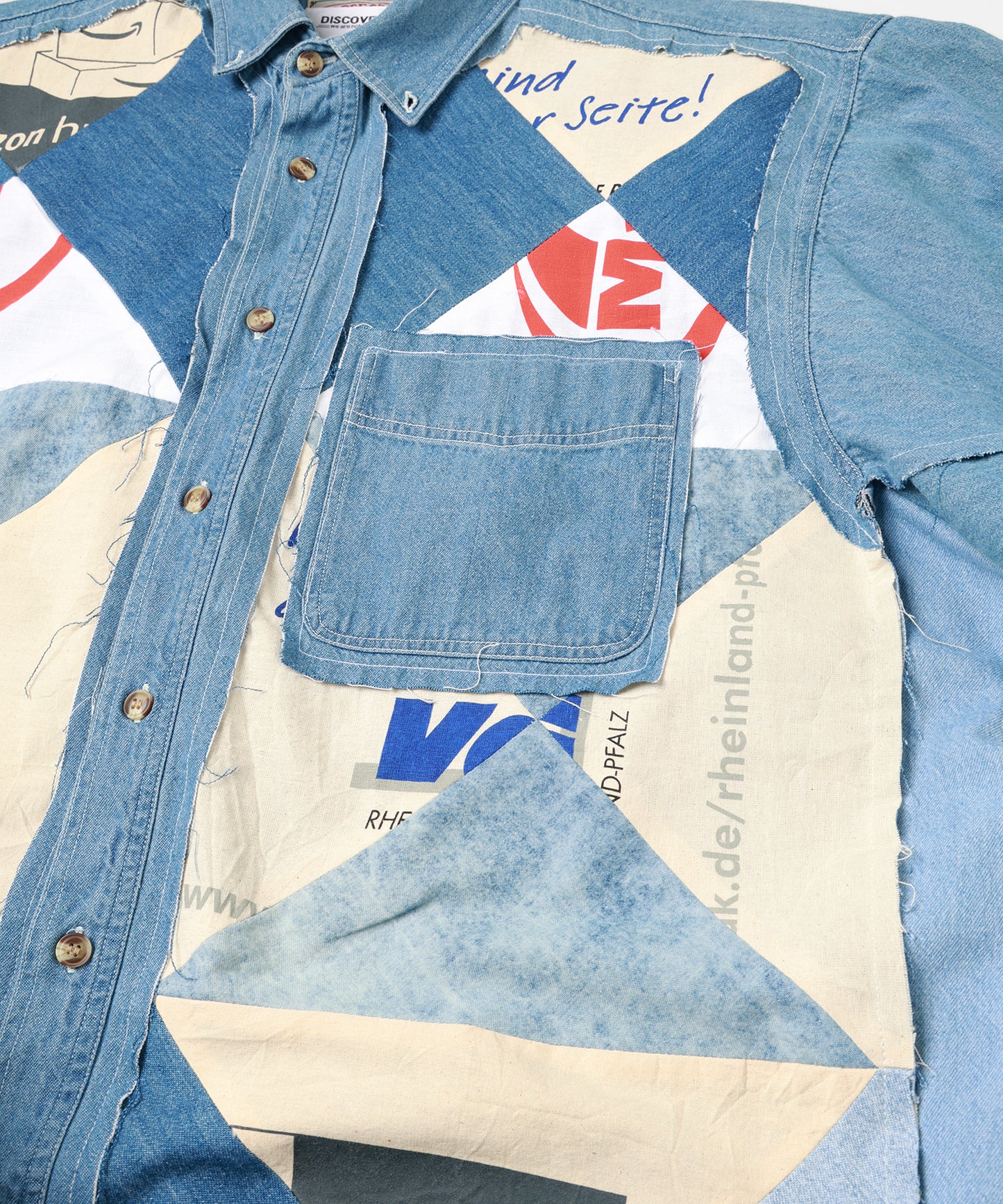 Eco Bag Patch Denim Shirts