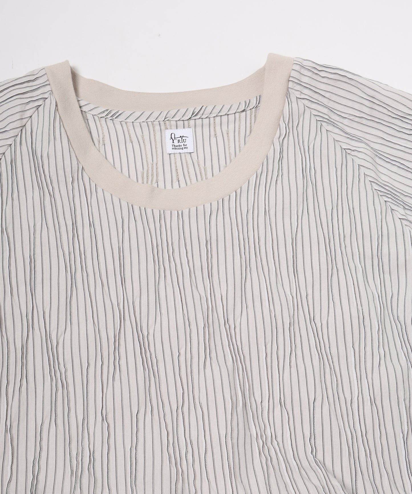 tucked dobby poncho shirt