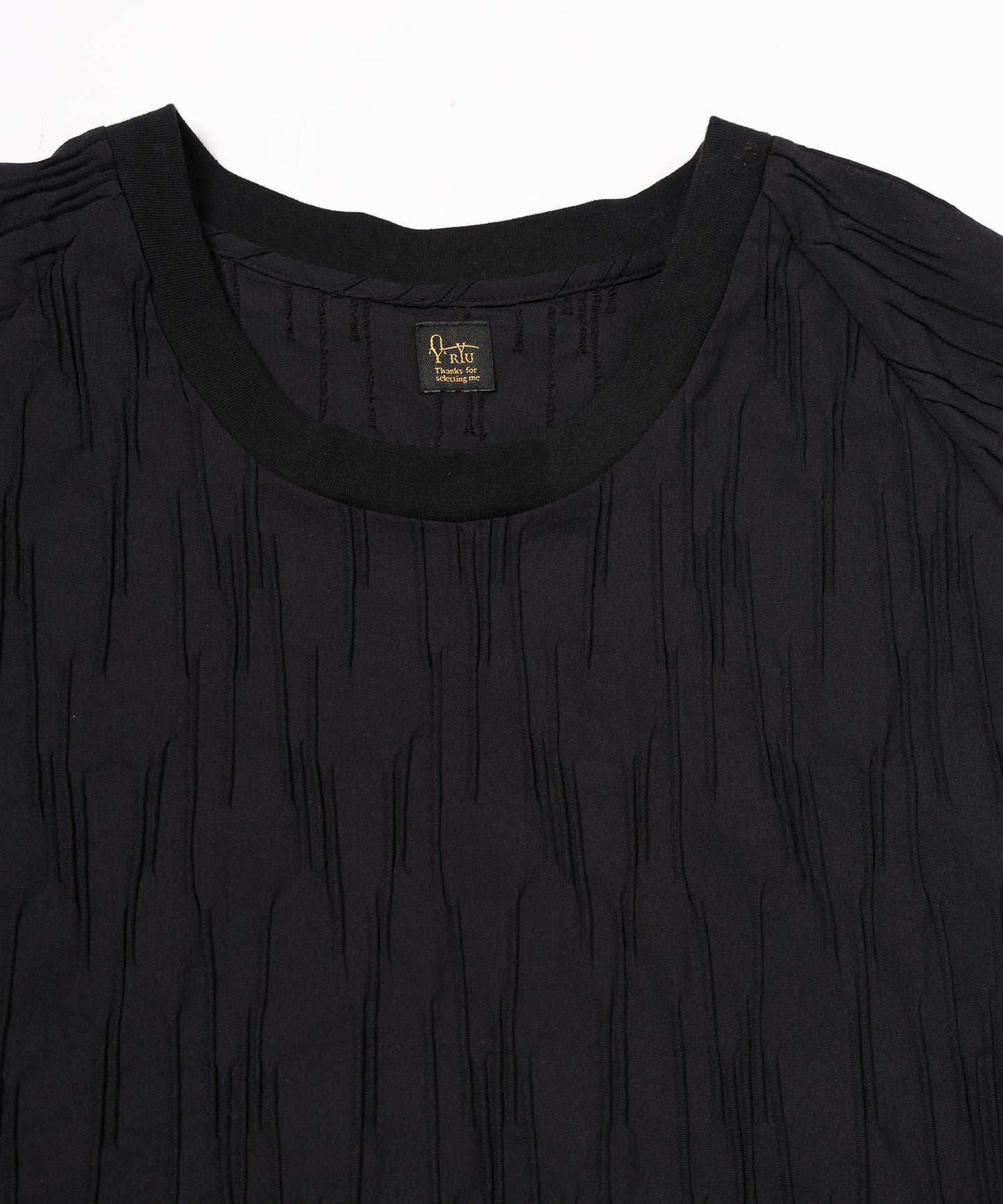 tucked dobby poncho shirt