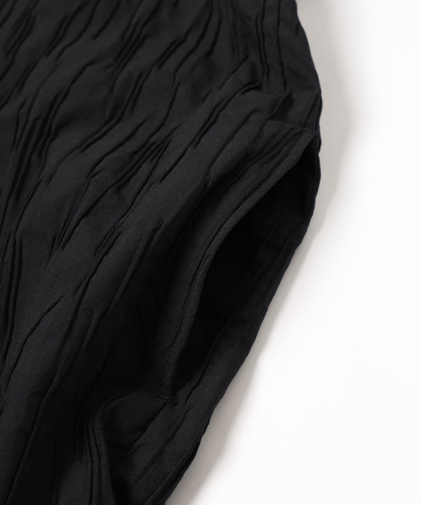 tucked dobby poncho shirt