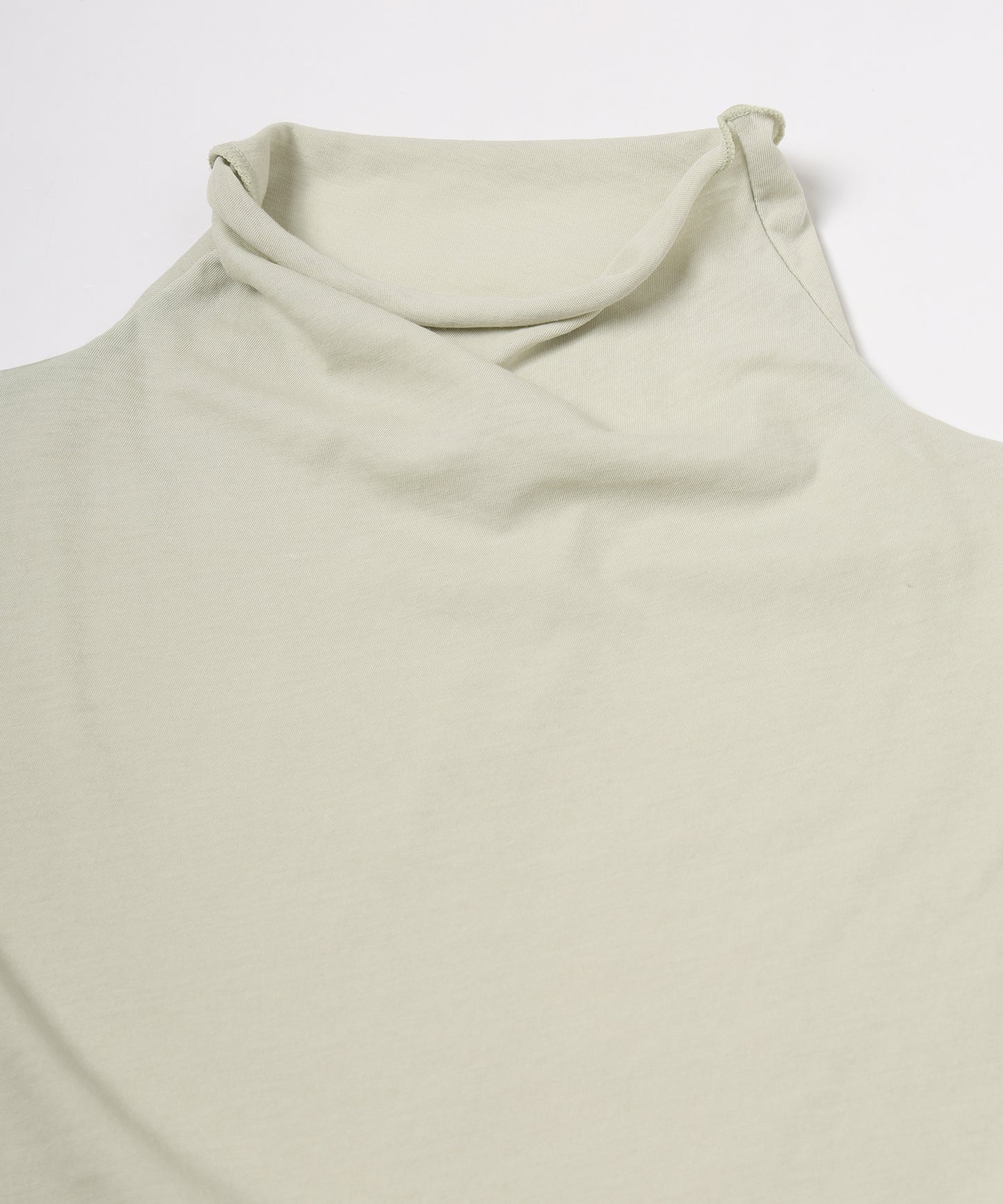 high twist jersey t-neck top