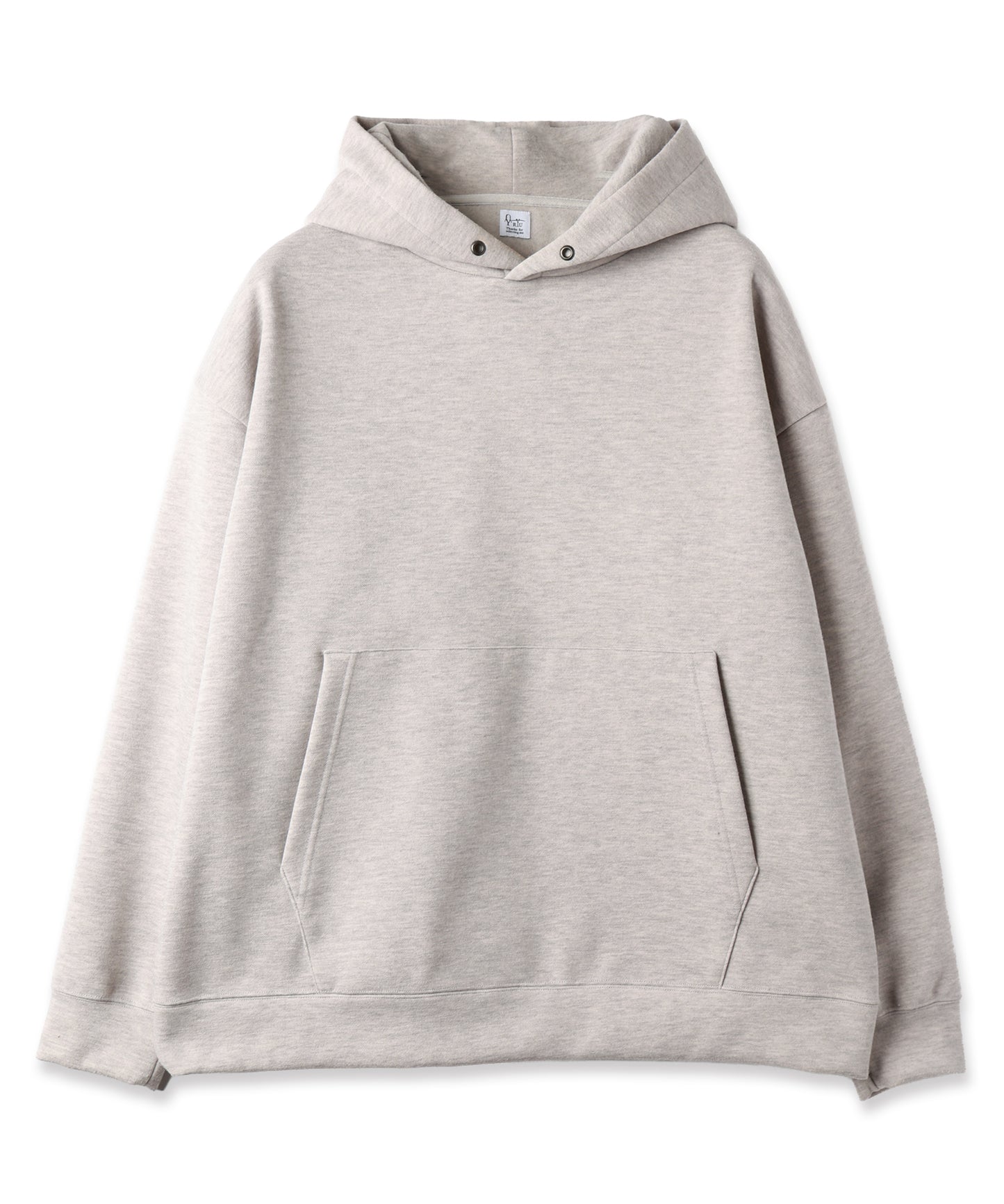 knit melton hoodie pullover