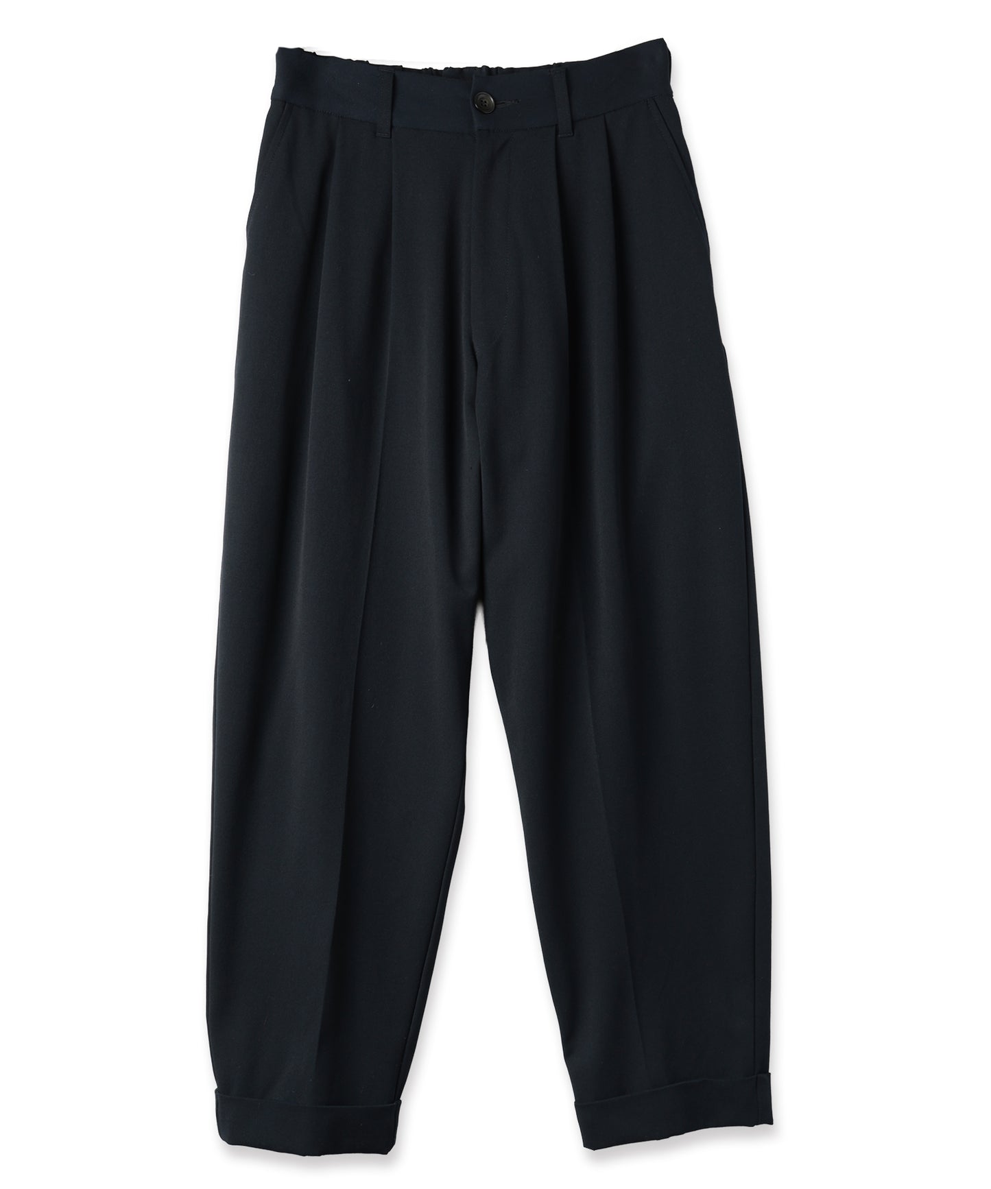 gabardine two-tuck slacks