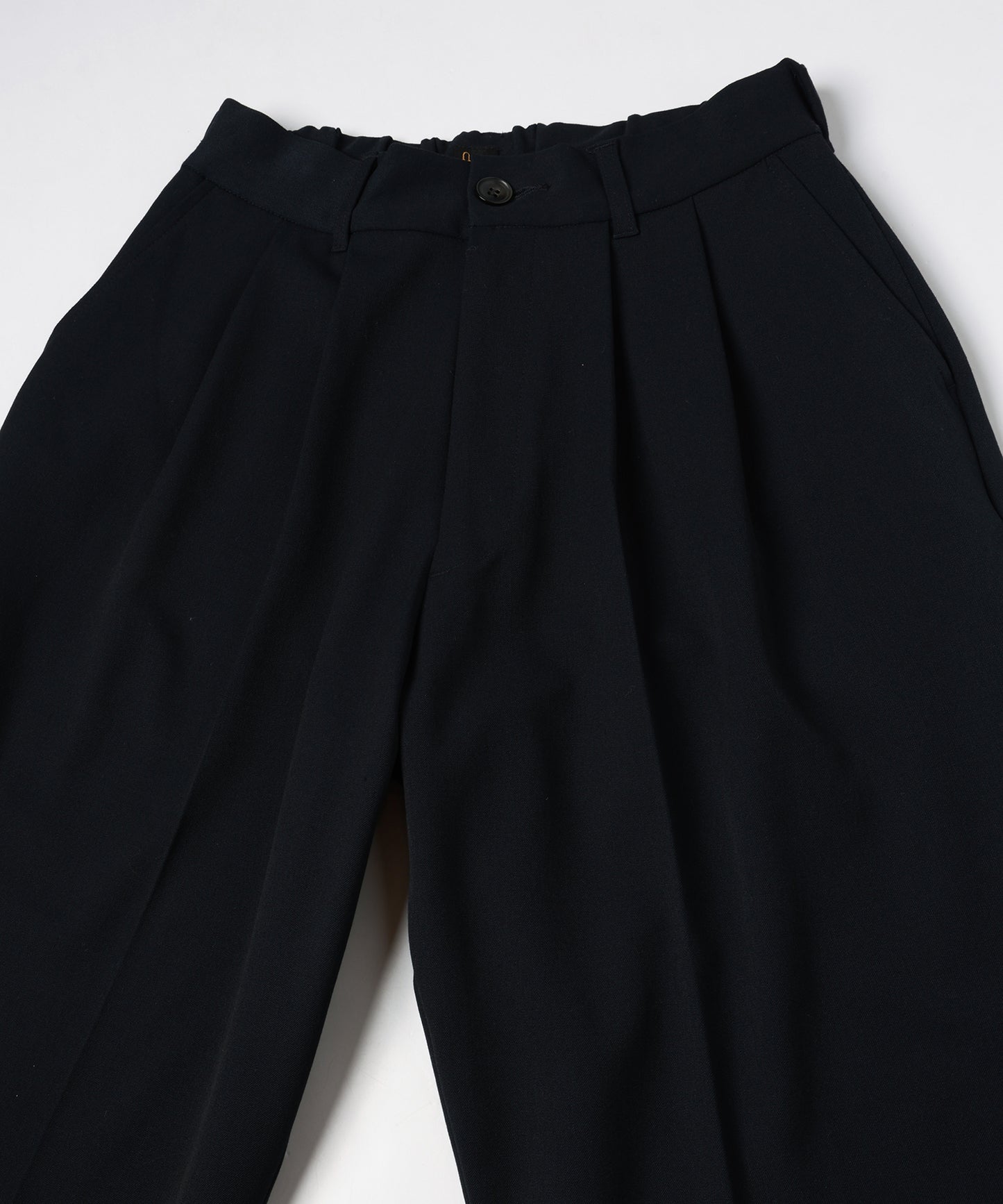 gabardine two-tuck slacks