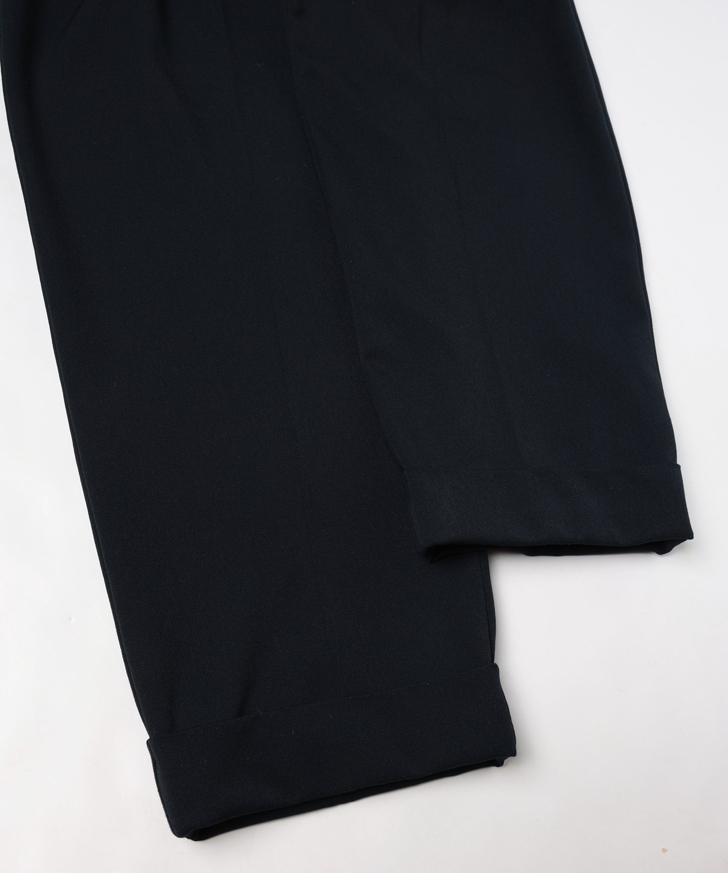 gabardine two-tuck slacks