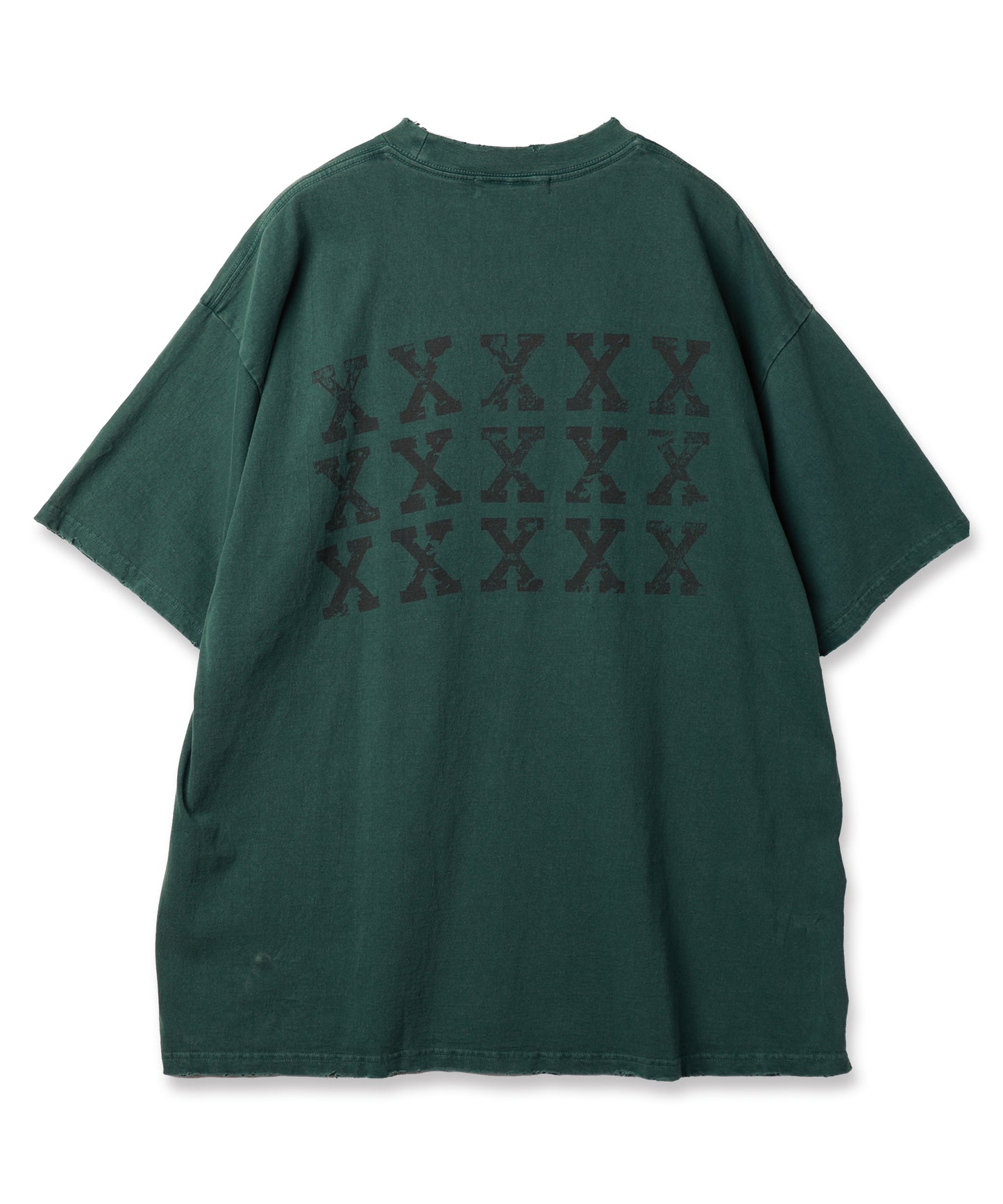 XXXXX DAMAGE PIGMENT TEE【商品納期 3月下旬】