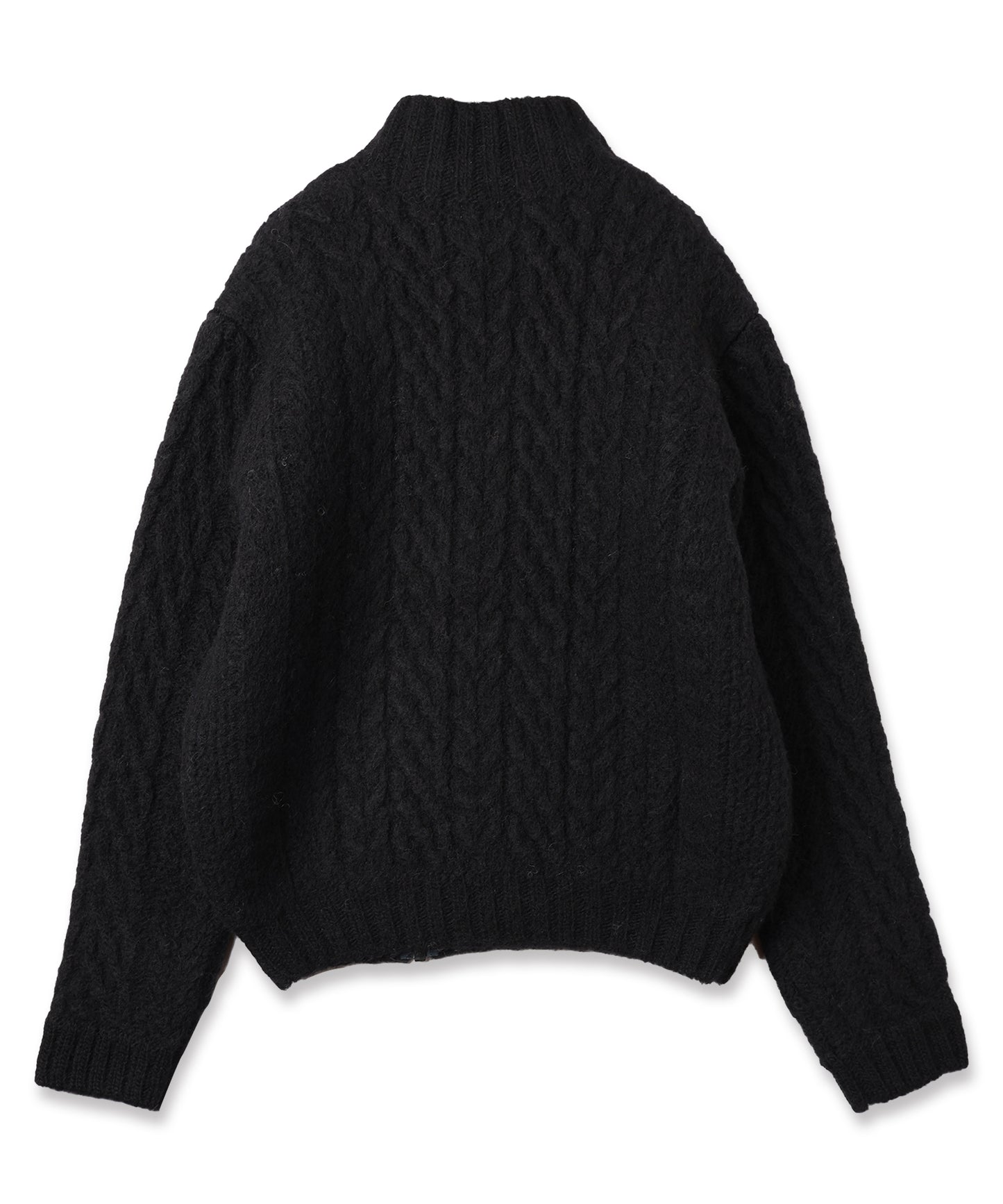 CABLE ZIP KNIT