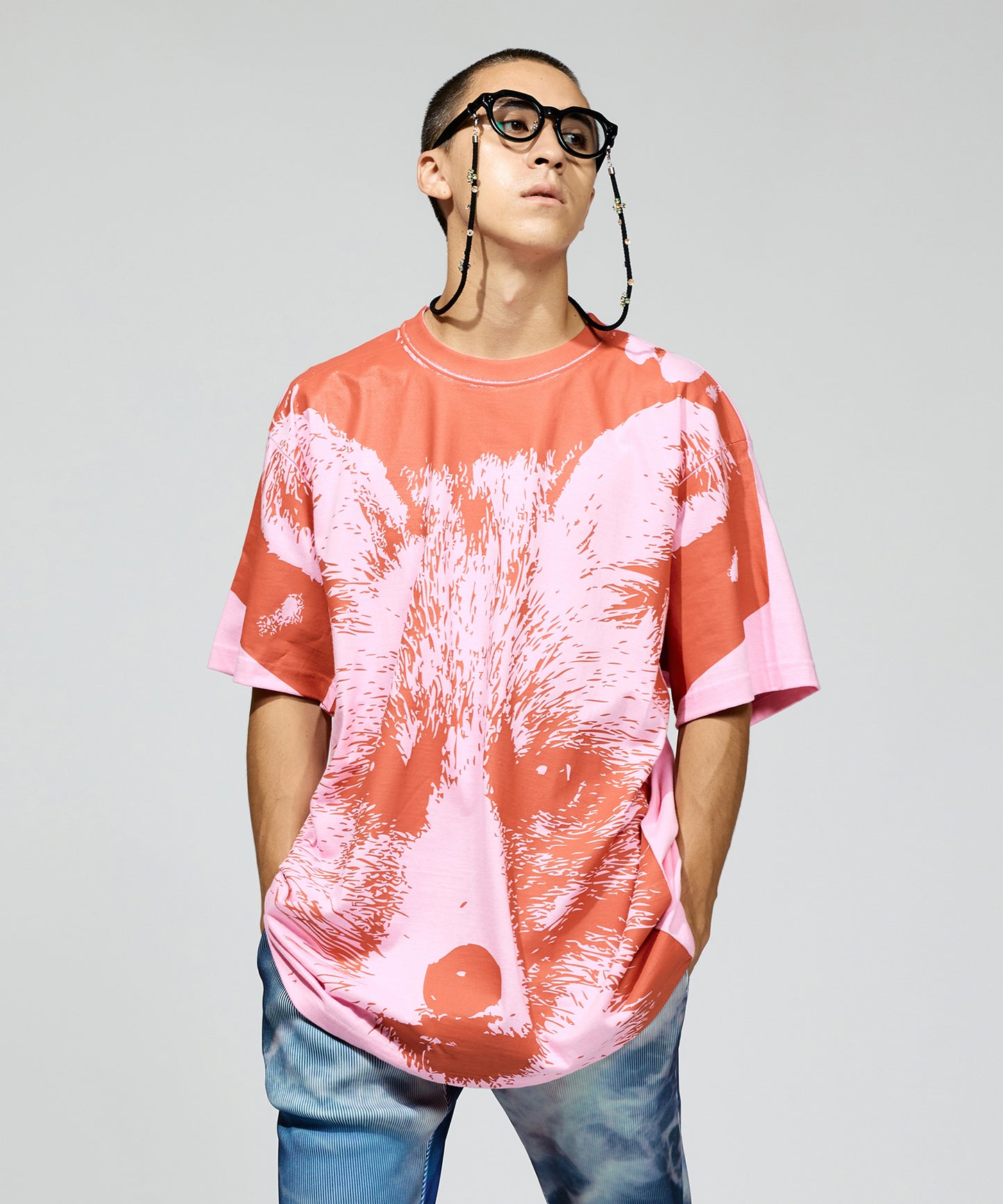 PRINT BIG T-SHIRT(fox)