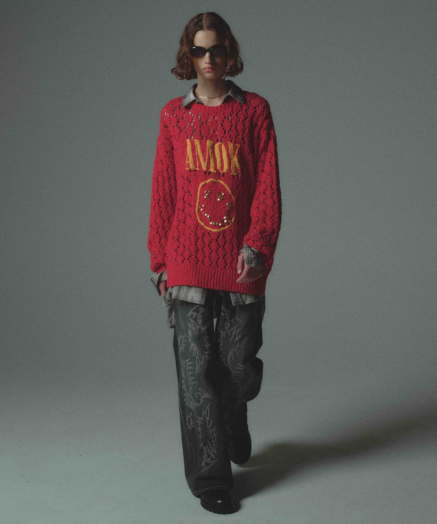 CRASH CHECK BIG SHIRT