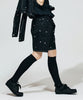 FLOWER EMBROIDERY TUCK SHORTS( feat.UNIVERSALOVERALL)【商品納期 3月下旬】