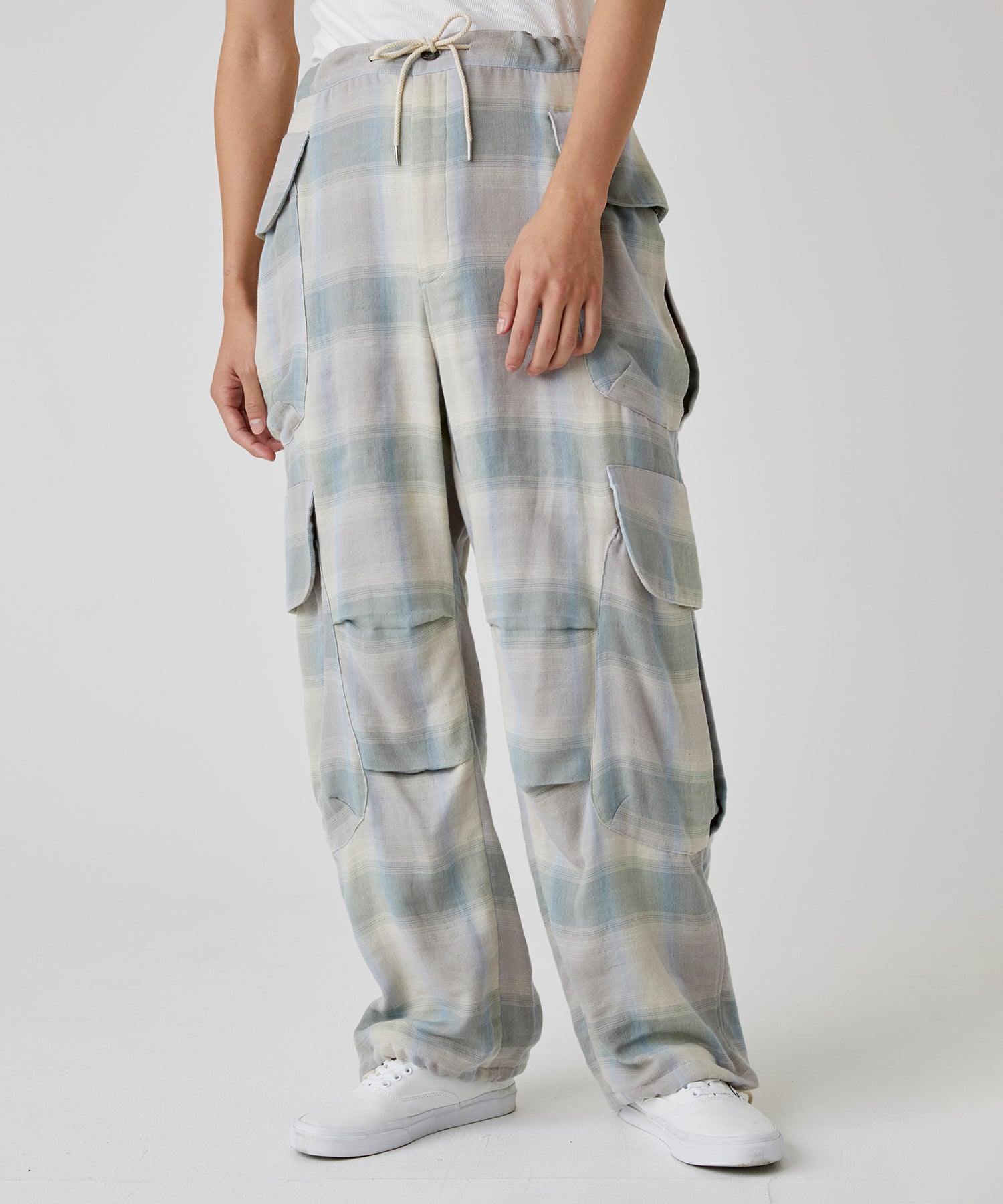 OMBRE CHECK KILAKILA CARGO PANTS【納期2月下旬】