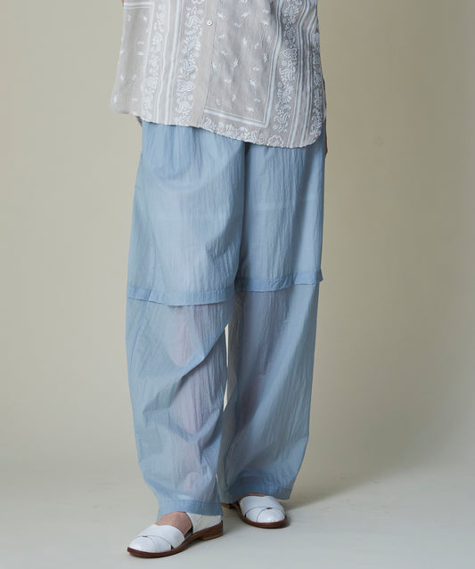 Sheer Nylon Volume Pants