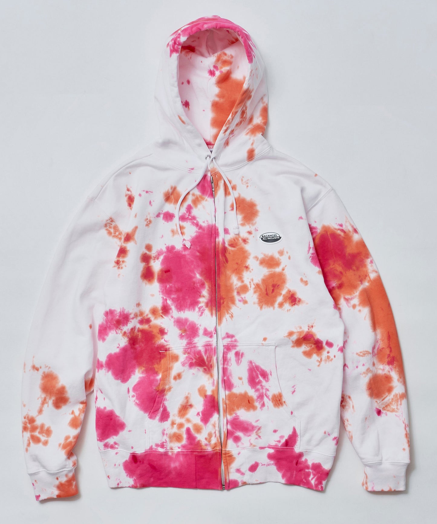 BLC ZIP TIE DYE HOODIE[ALEX LOGO]