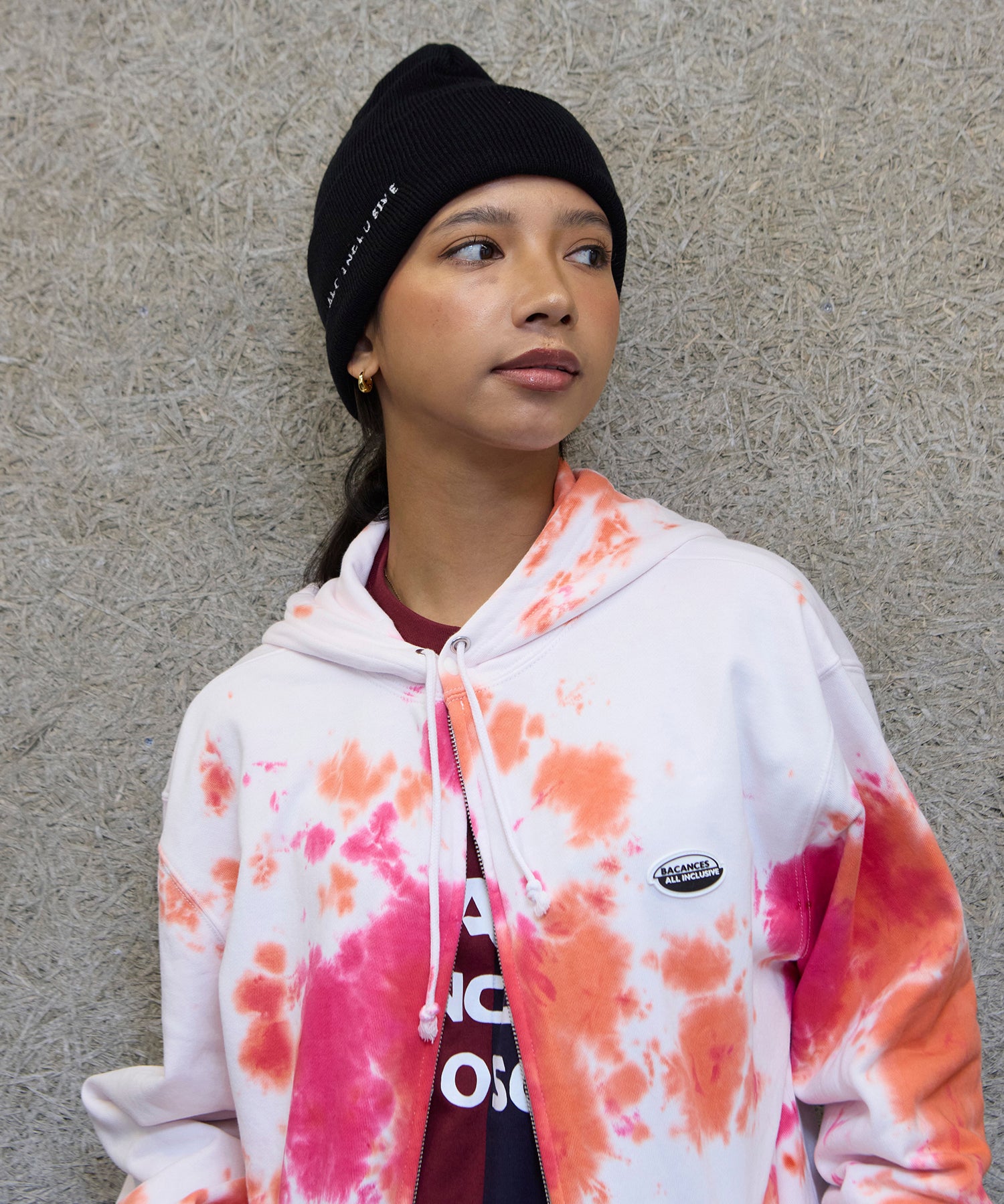 BLC ZIP TIE DYE HOODIE[ALEX LOGO] – ANLIO（アンリオ）