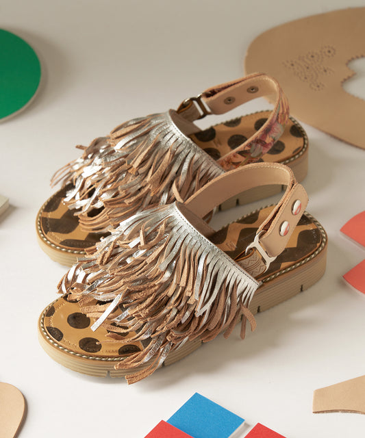 あなたのくせっ毛サンダル_Beige×Beige sole
