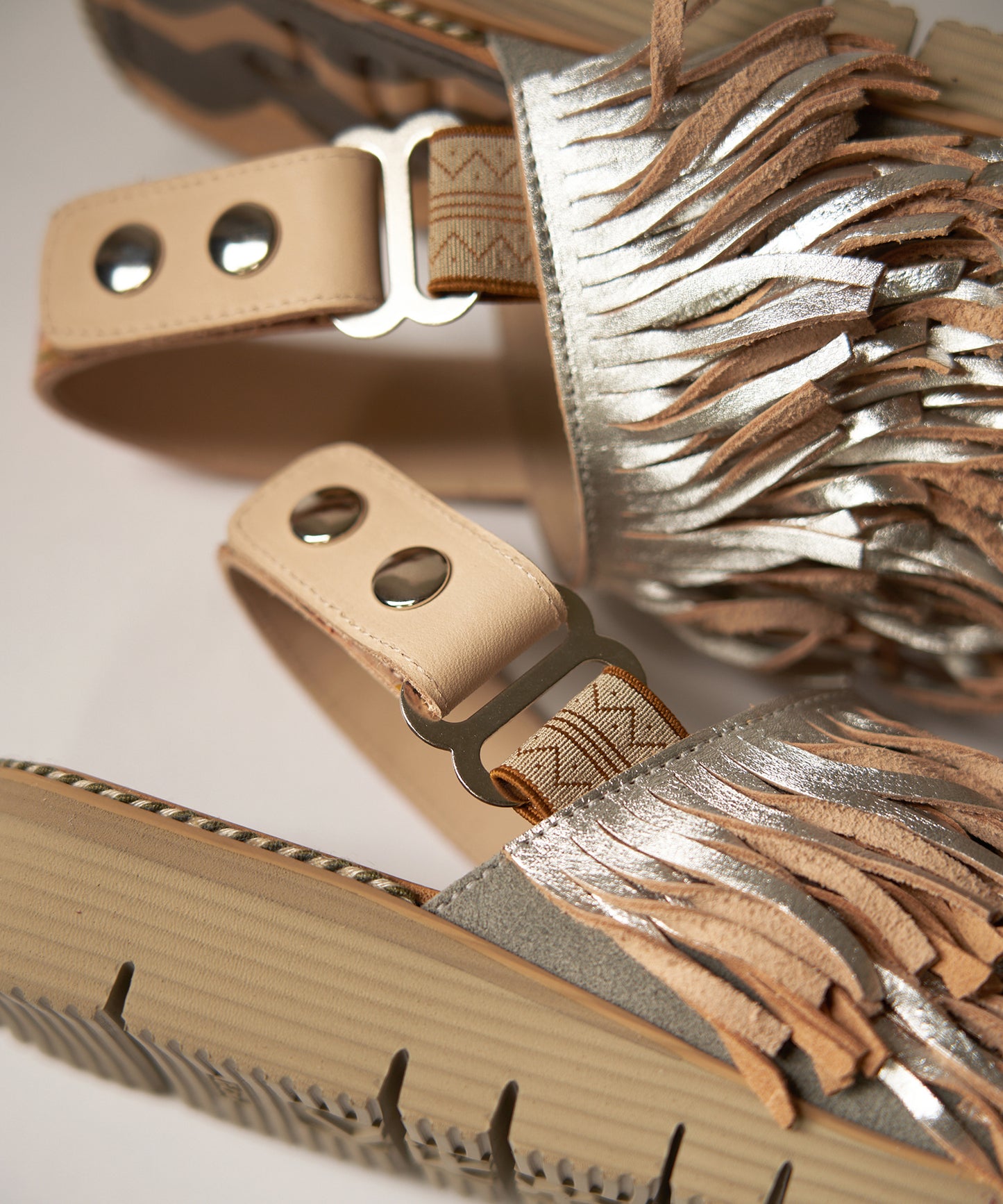 あなたのくせっ毛サンダル_Beige×Beige sole