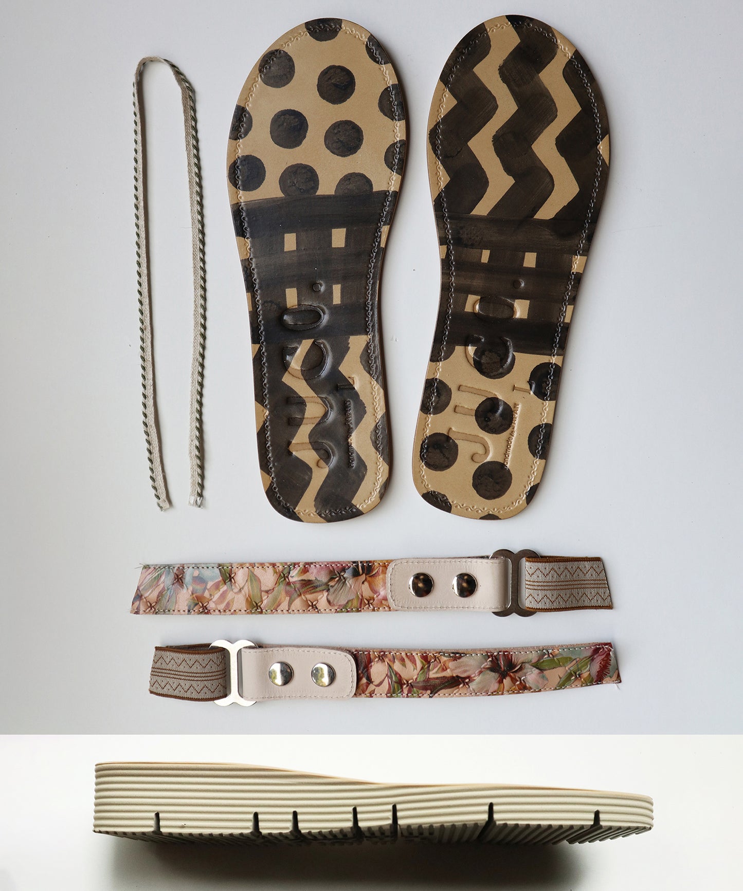 あなたのくせっ毛サンダル_Beige×Beige sole