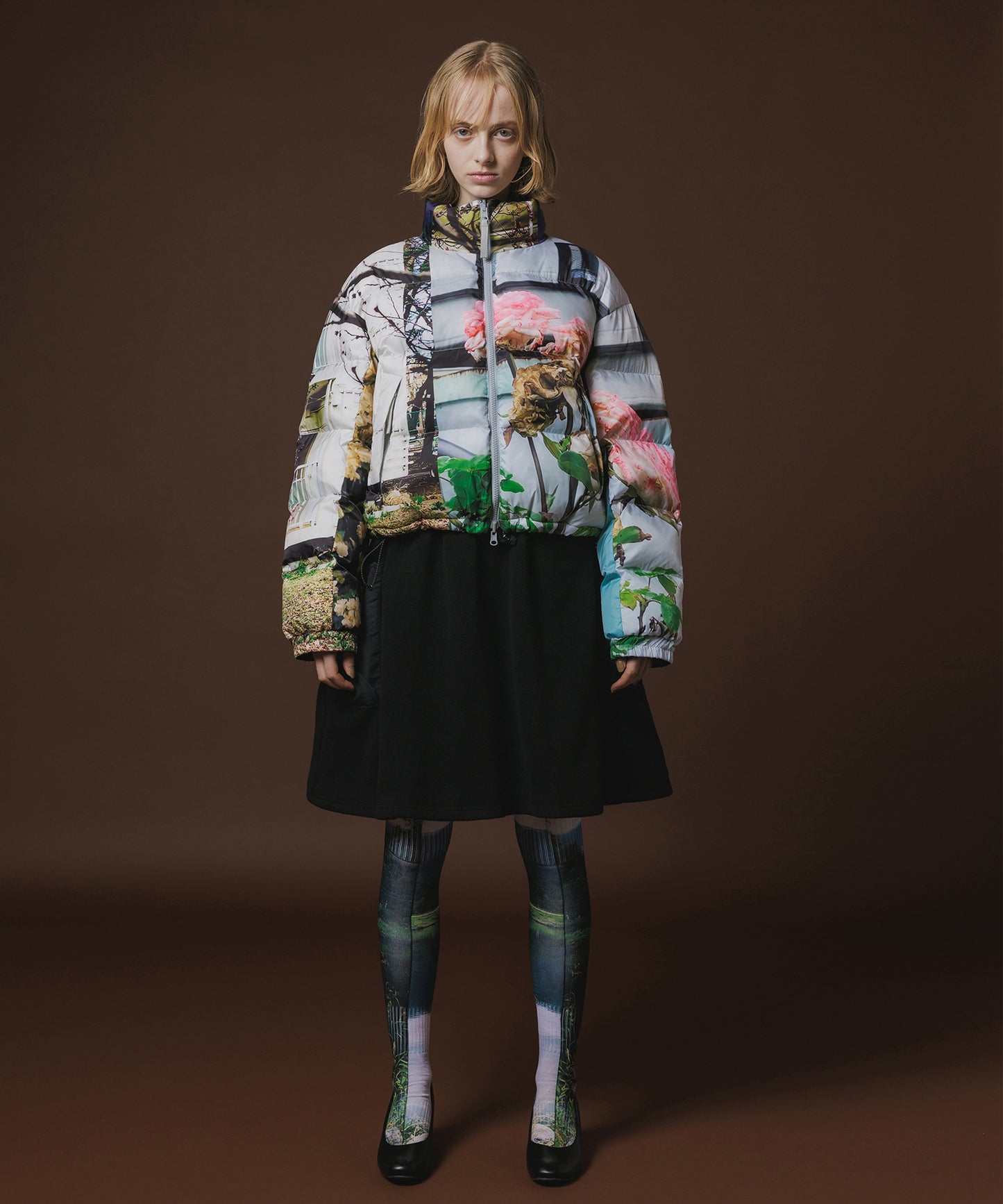 FLEECE MINI CARGO SKIRT