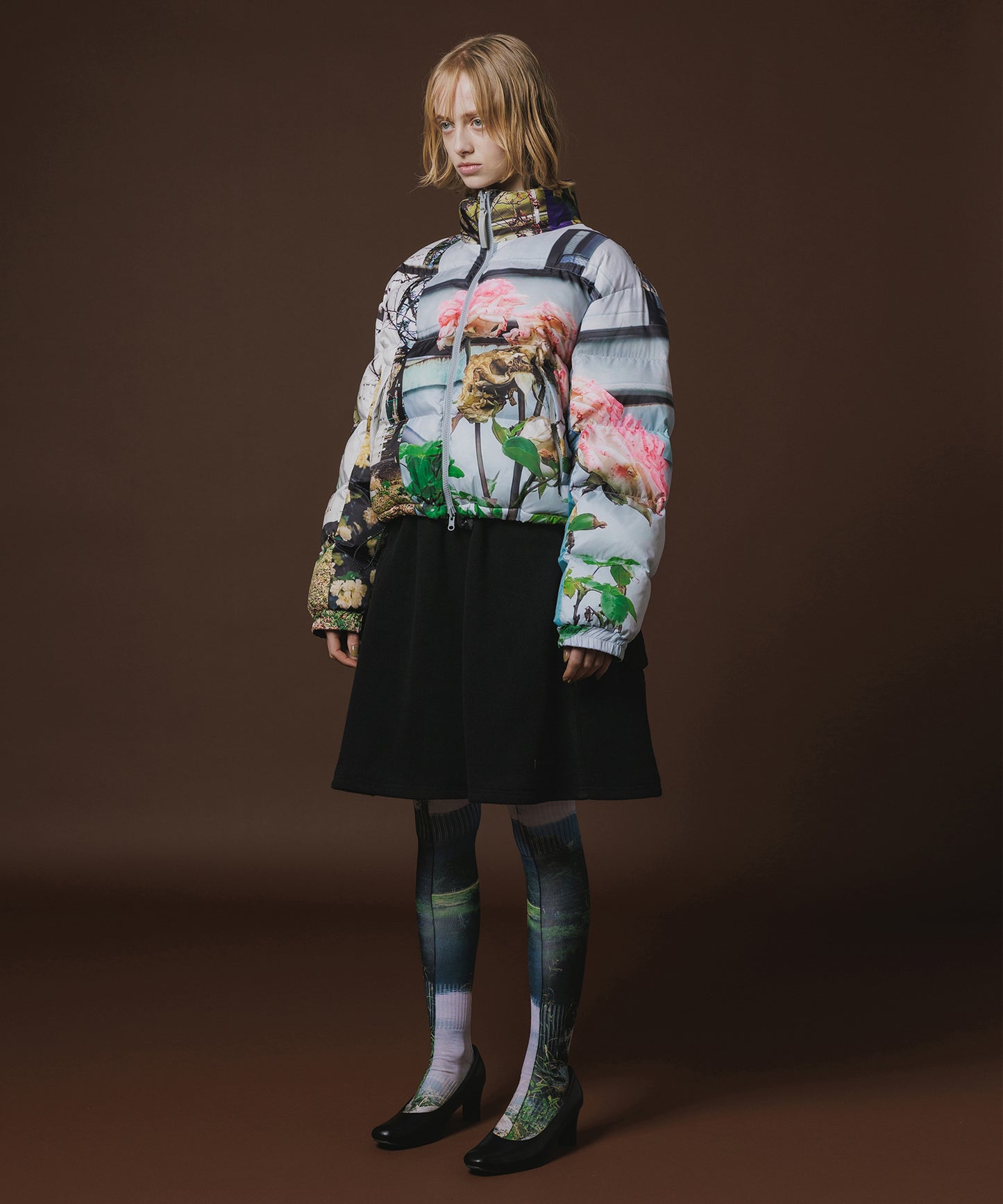 FLEECE MINI CARGO SKIRT