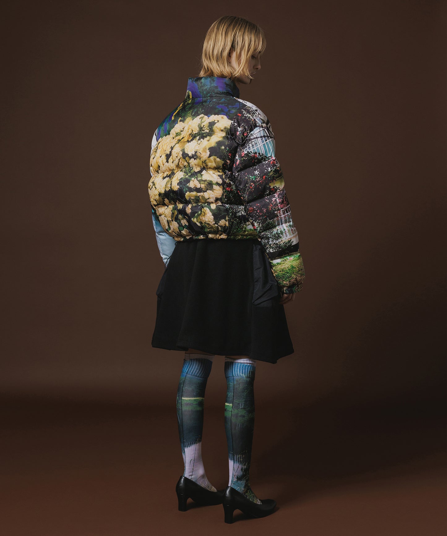 FLEECE MINI CARGO SKIRT