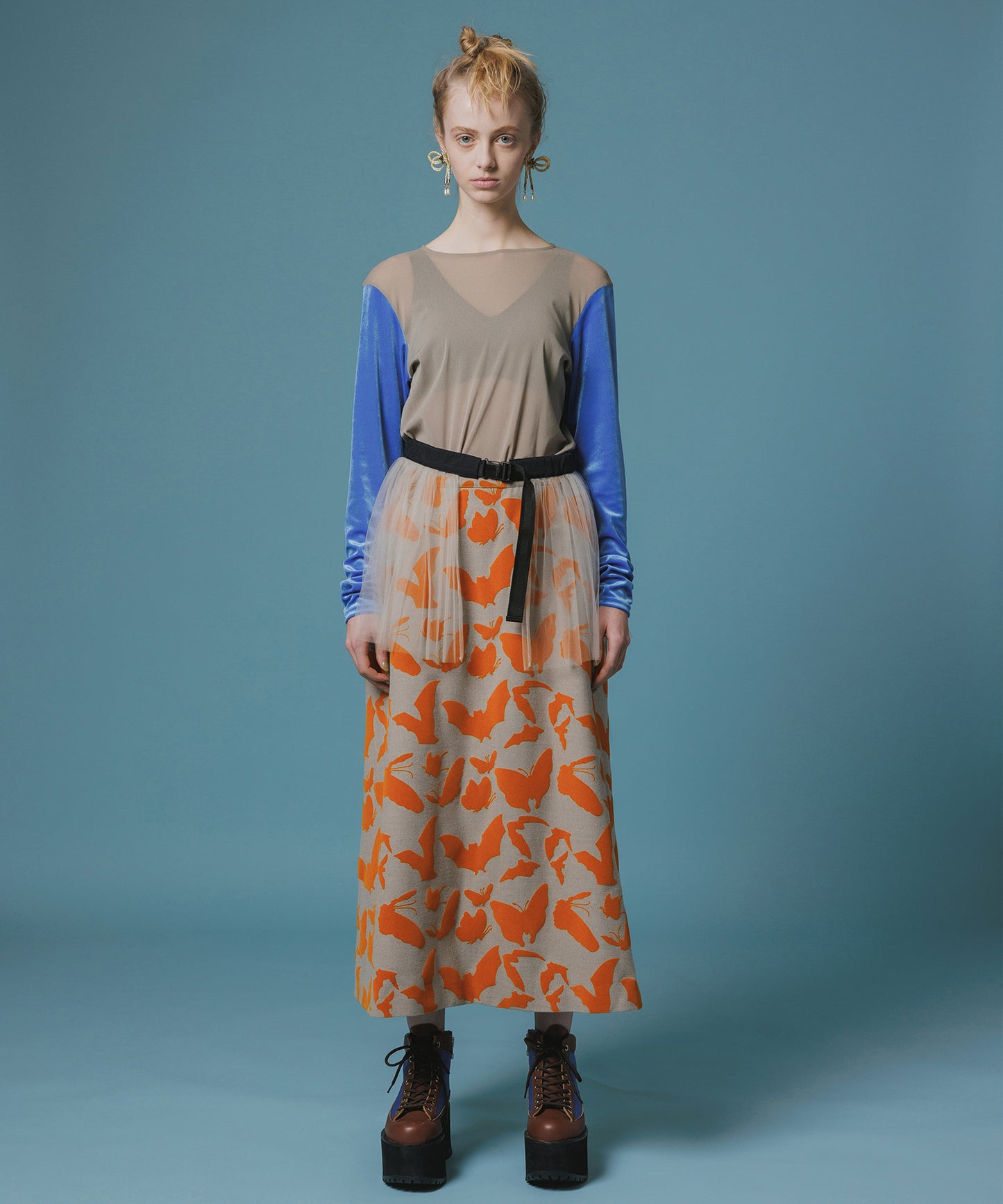 ADJUSTER FLOCKY SKIRT