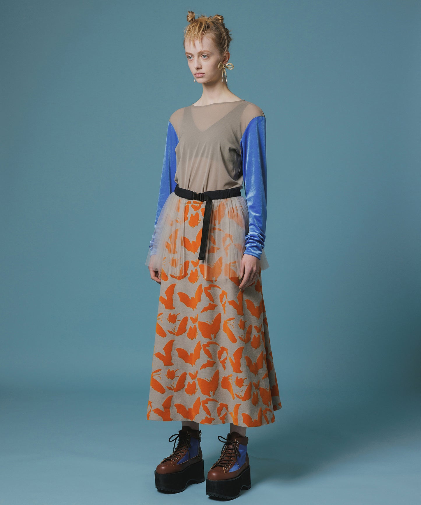 ADJUSTER FLOCKY SKIRT