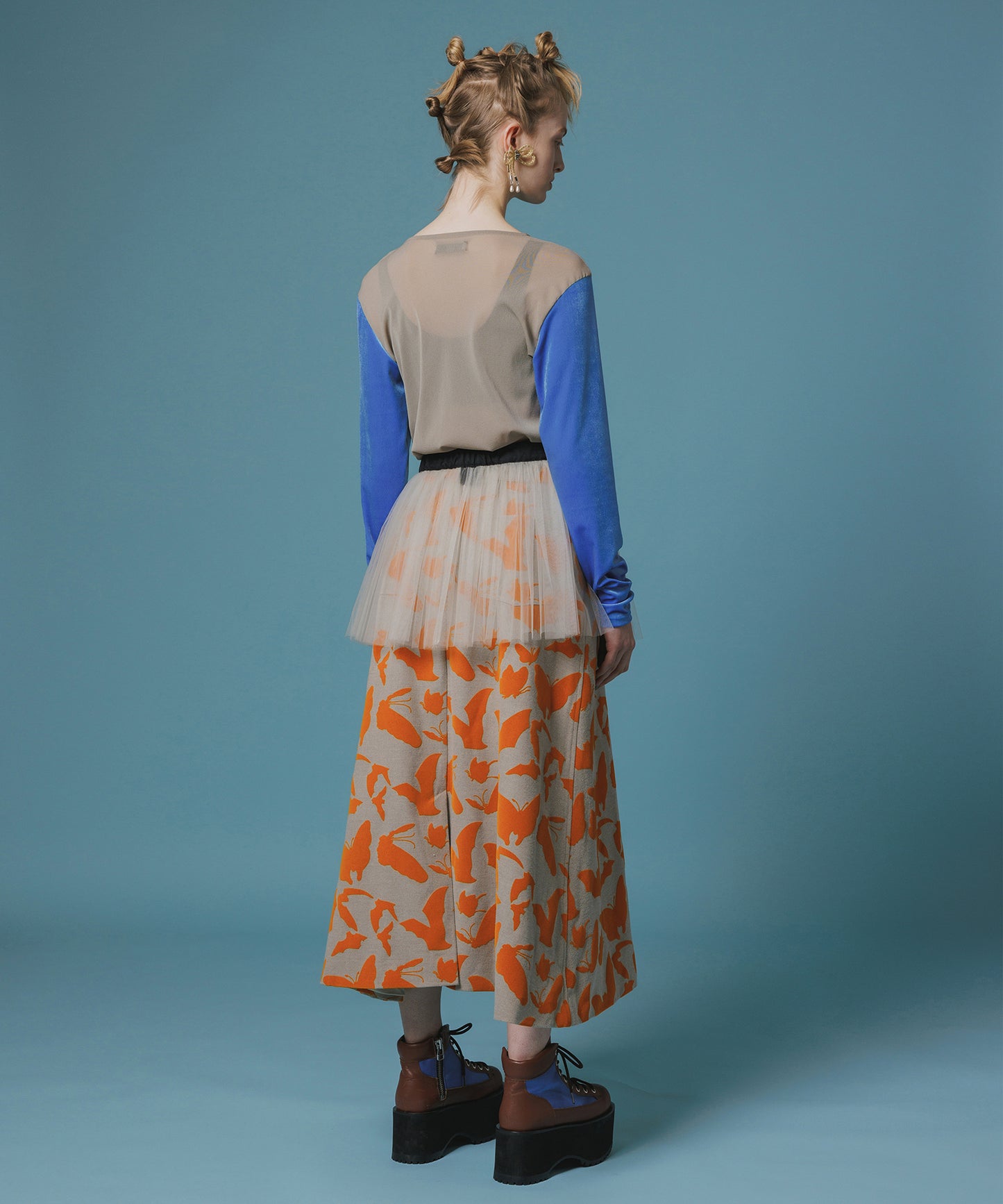 ADJUSTER FLOCKY SKIRT