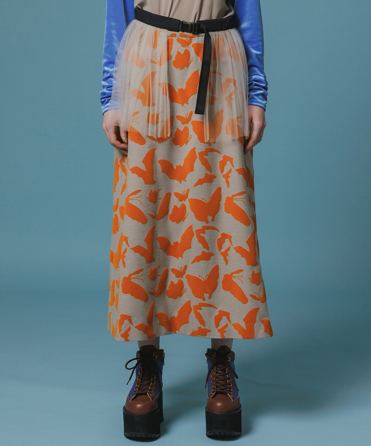 ADJUSTER FLOCKY SKIRT