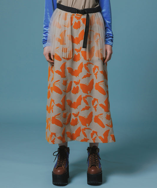 ADJUSTER FLOCKY SKIRT