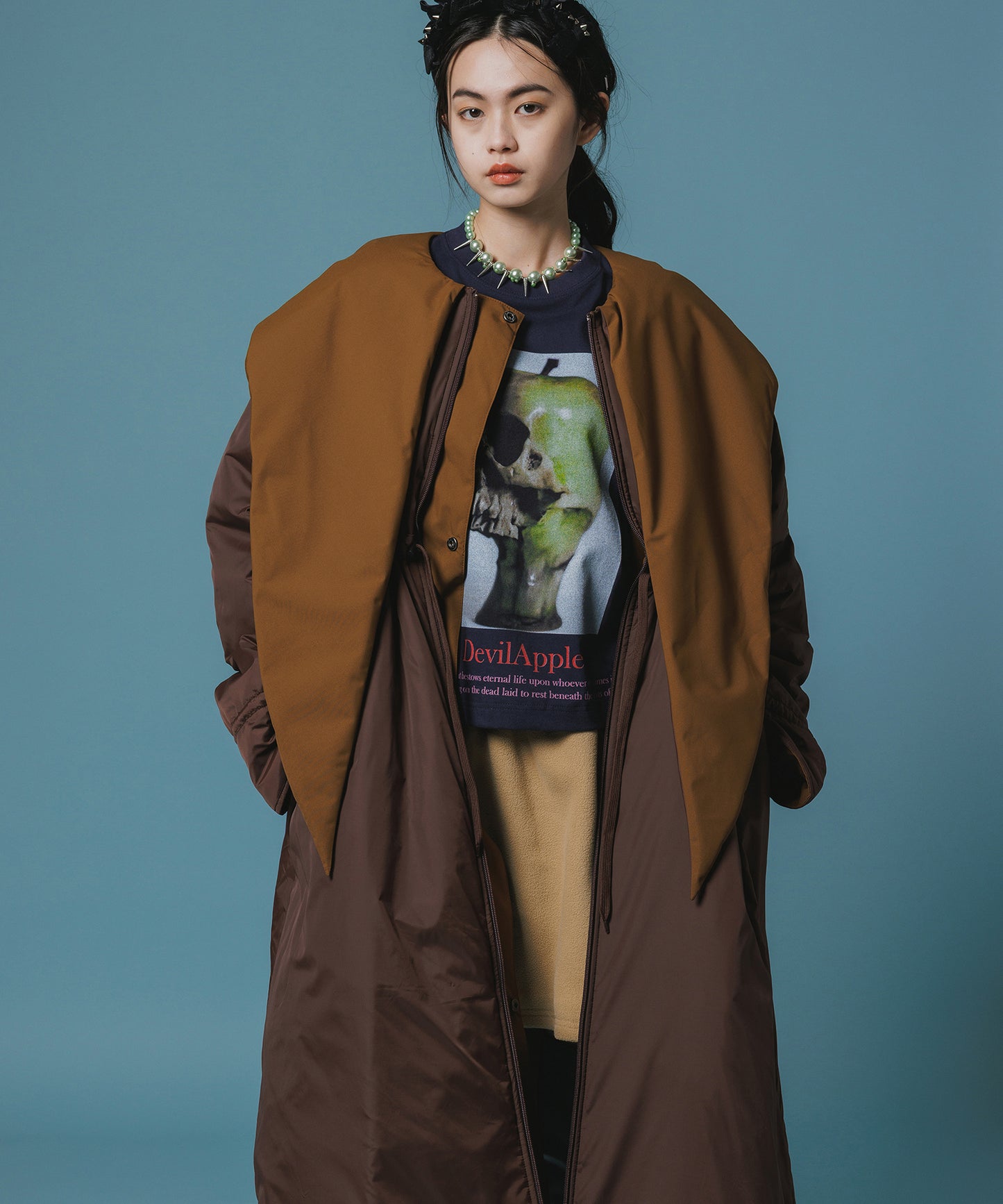 REVERSIBLE PADDED RIBBON COAT
