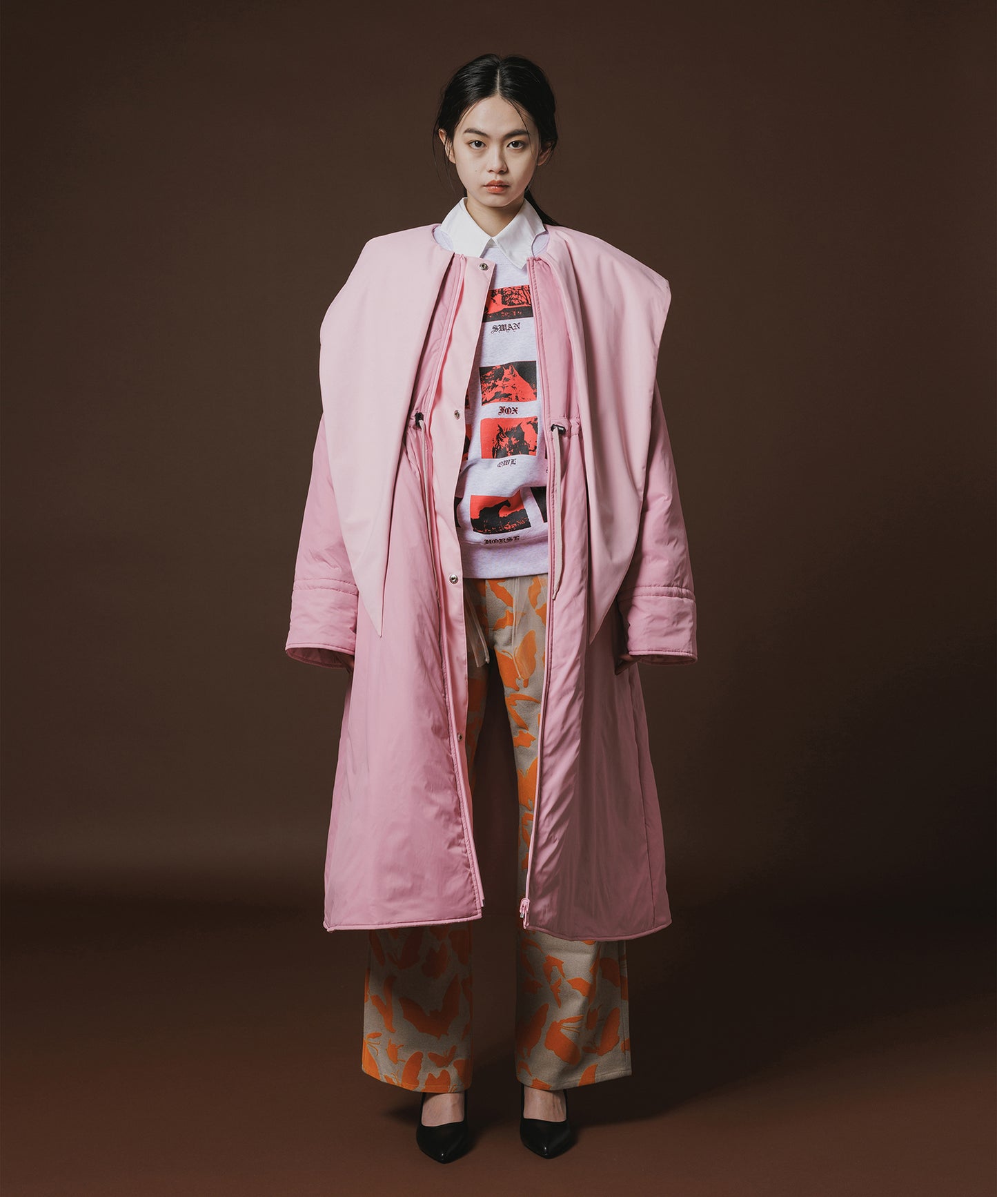 REVERSIBLE PADDED RIBBON COAT