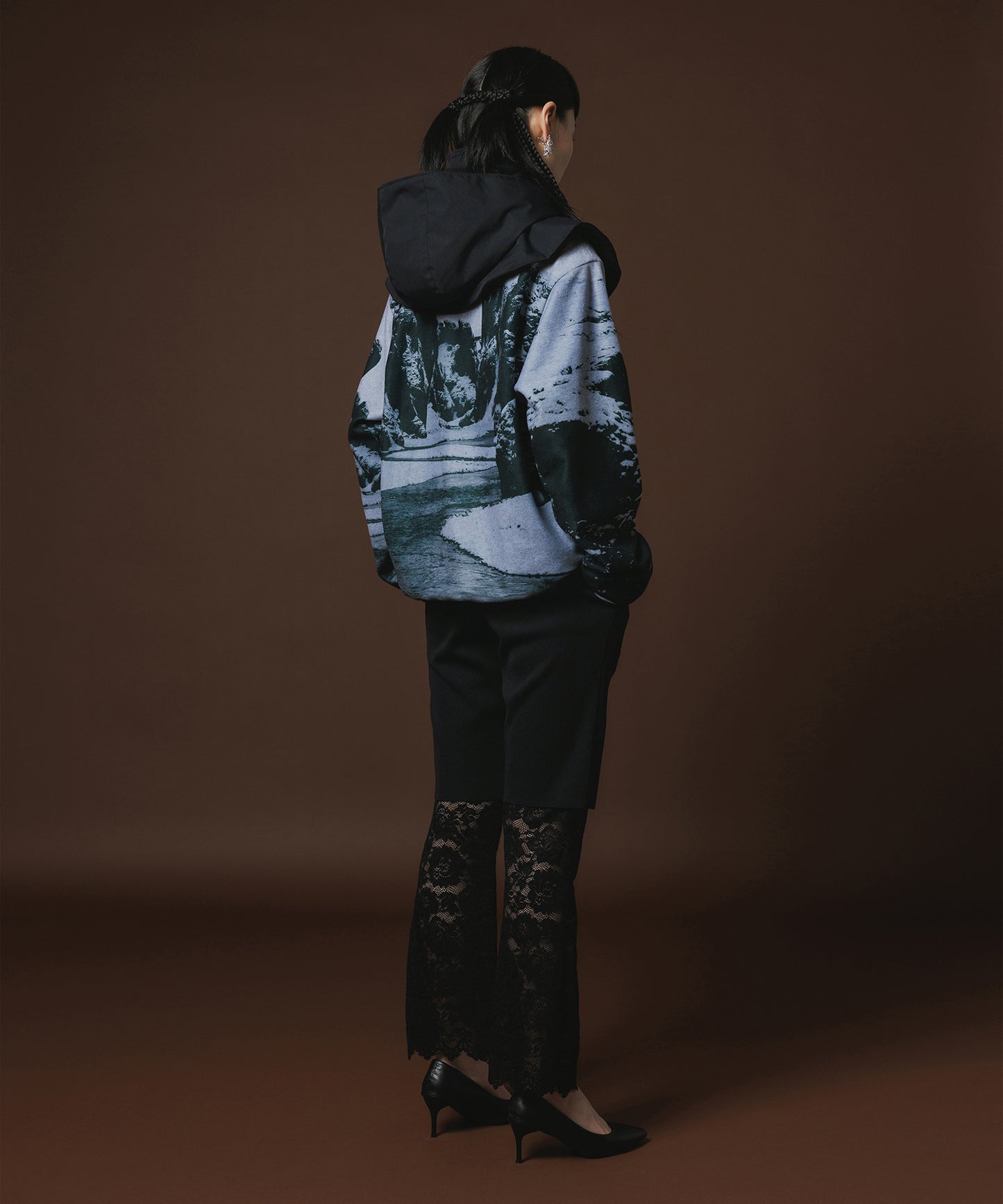 PRINT FLEECE BLOUSON