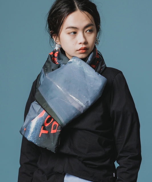 PRINT FLEECE MUFFLER