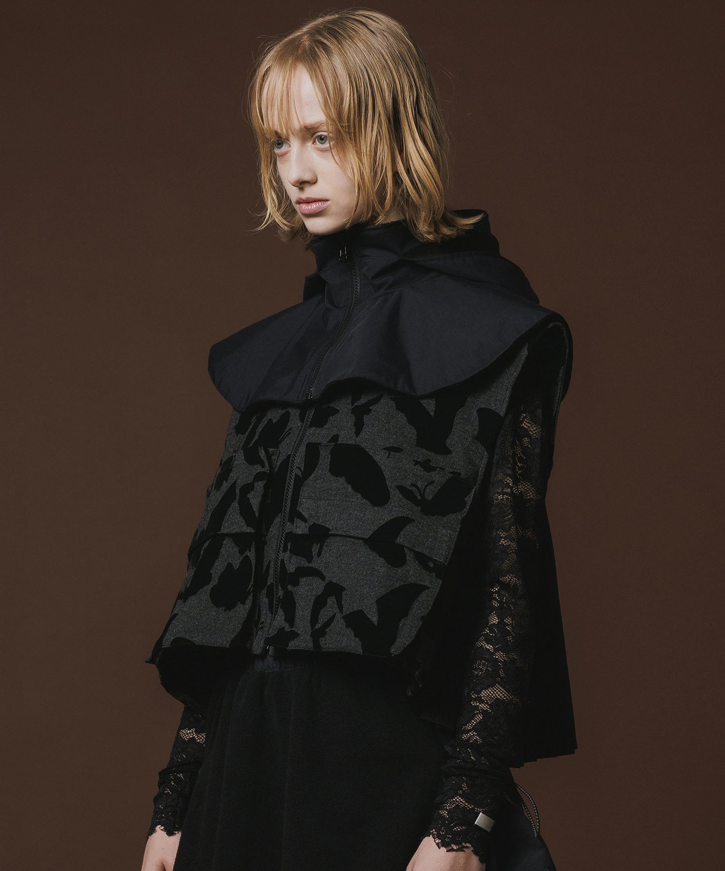 REVERSIBLE FLEECE HOODIE