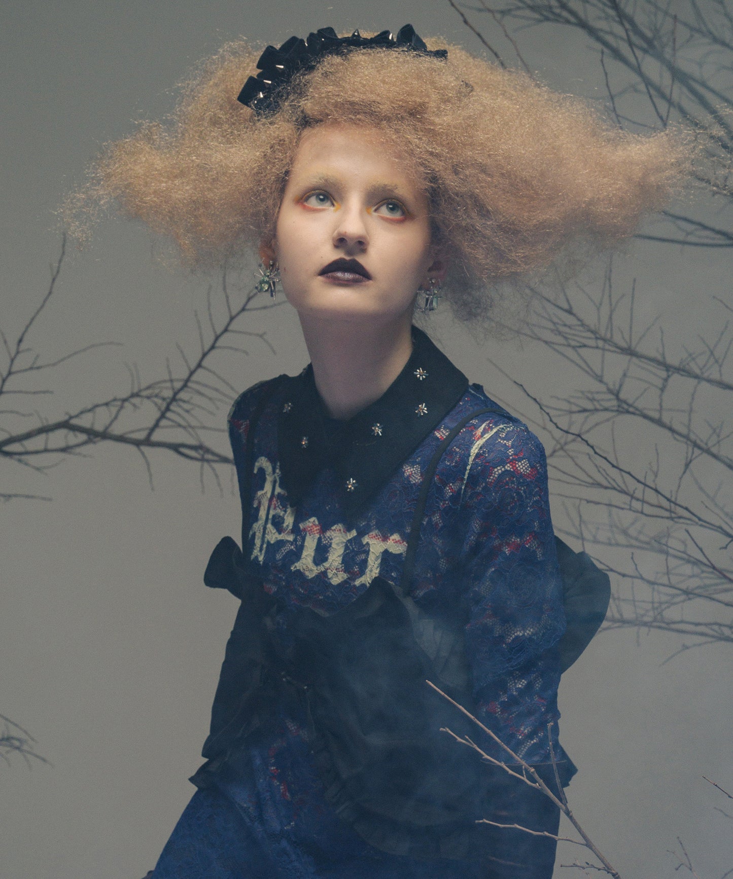 BIJOU WOOL DETACHABLE COLLAR