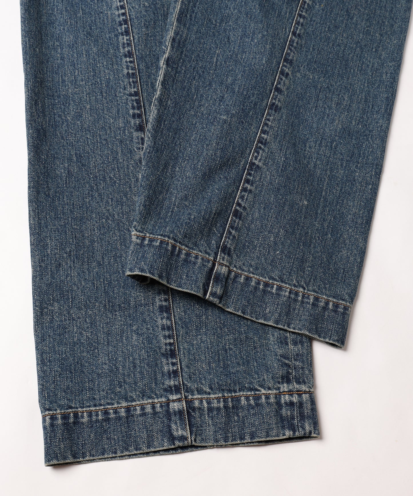 DRAPING DENIM PANTS