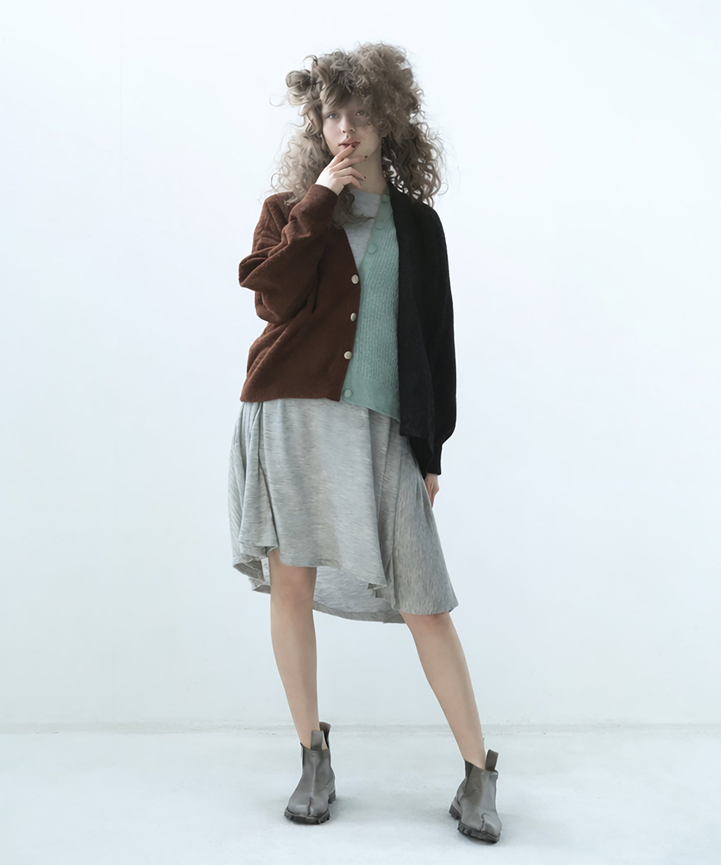 Triple Fragment Cardigan